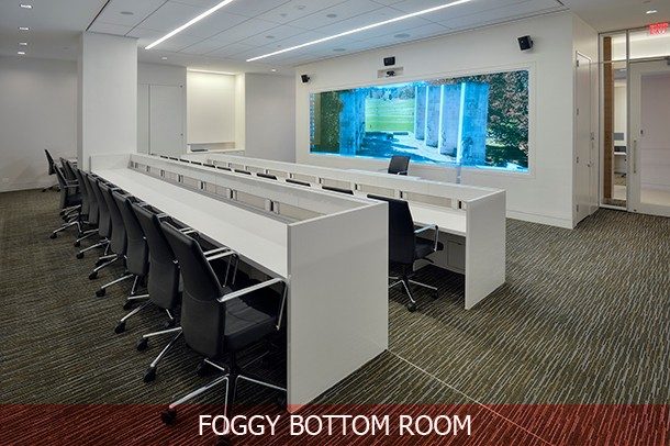 Layout of the Foggy Bottom room